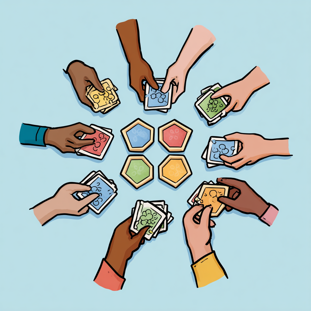 How Board Games Work in Groups Where People Do Not Enjoy Open Competition?